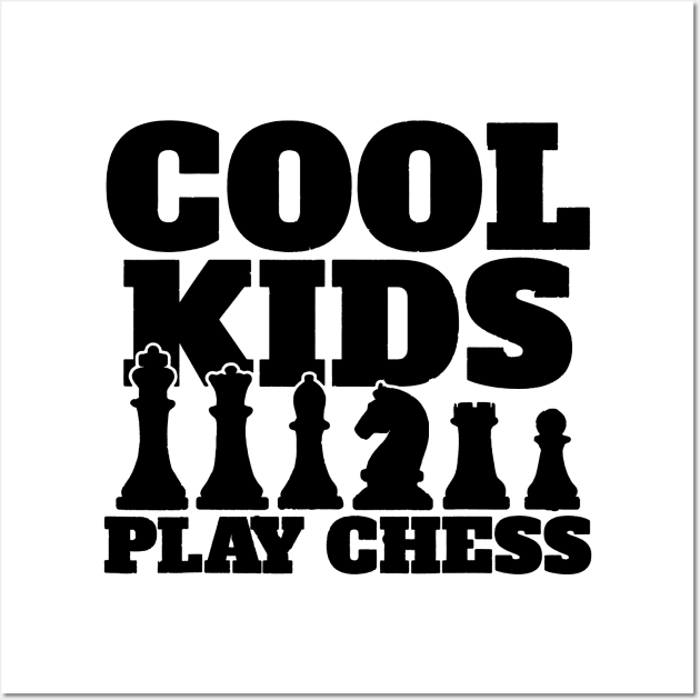 cool kids play Chess Wall Art by brianarcher